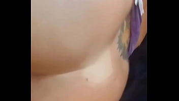 Oiled up ass and pussy play