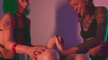 You can have my pussy only if you lick my toes first