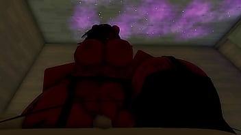 Roblox demon girl rides cock