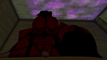 Roblox demon girl rides cock