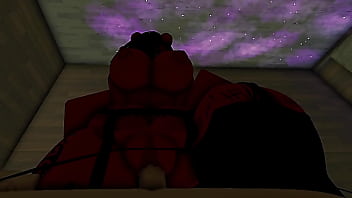 Roblox demon girl rides cock