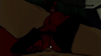 Roblox demon girl rides cock