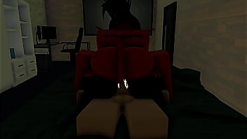 Roblox demon girl rides cock