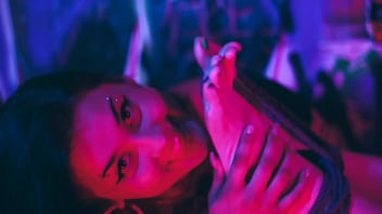 Girlfriend's feet tied to suck and tickle