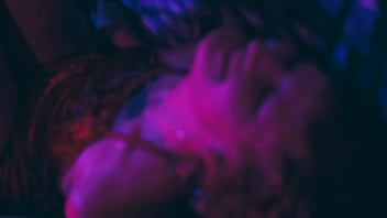 Girlfriend's feet tied to suck and tickle