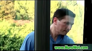 Sexy masseuse in oil nuru massage 18