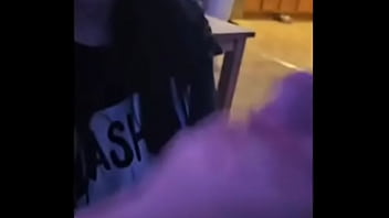 Close up sloppy big tits wife blowjob