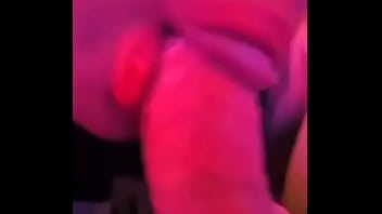 Close up sloppy big tits wife blowjob