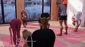 Being a dik #224 college girl in her yoga pants shows her camel toe