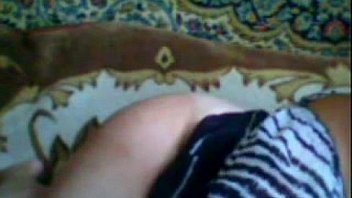 Large woman teasing her body