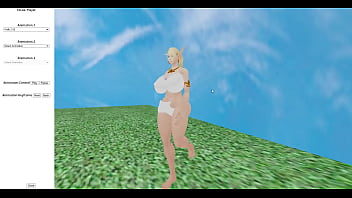 Warcraft belf big boobs thick elf cloth physics