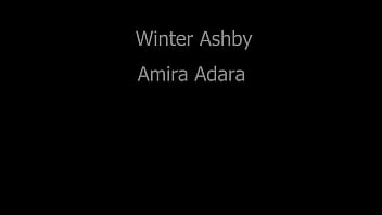 Winter and amira sensual slow motion scissoring