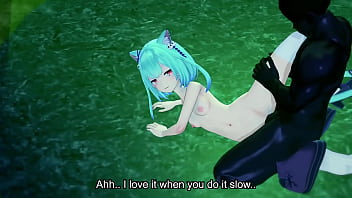 潤羽るしあ uruha rushia fucks a bbc in the club