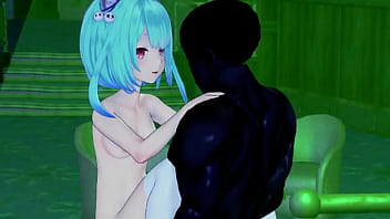 潤羽るしあ uruha rushia fucks a bbc in the club