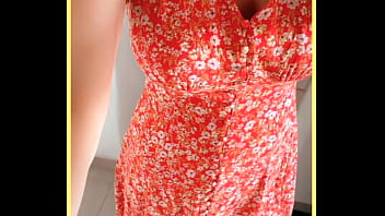 Milf in a amazing dress