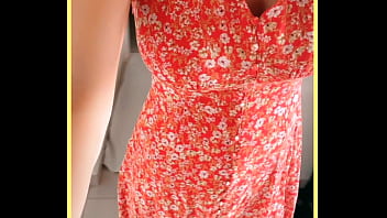 Milf in a amazing dress