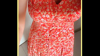 Milf in a amazing dress