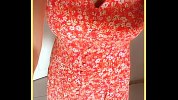 Milf in a amazing dress