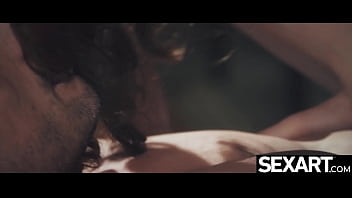 Watch her big natural tits bounce as she has wild make up sex