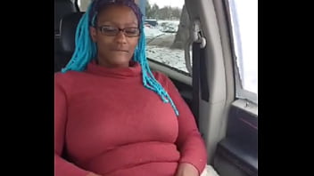 Sexy milf works out her pussy in public car risky masturbation kuroyukiexperience