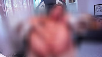 Finger masturbation on a chair foot fetish