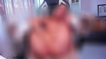 Finger masturbation on a chair foot fetish