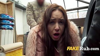 Fucked the girl who caught me fucking a sexdoll in public