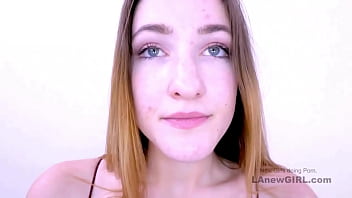 Pretty brunette model gets fucked at the modeling audition