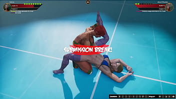 Shiran vs aine nf3d lesbian sexual combat battle