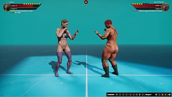 Shiran vs aine nf3d lesbian sexual combat battle