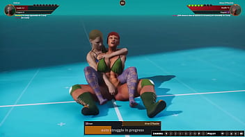 Shiran vs aine nf3d lesbian sexual combat battle