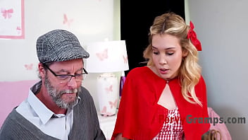 Teen slut's quest at step gramps request