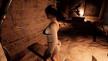 An ancient runic dildo smashed lara's skilled ass 3d hentai