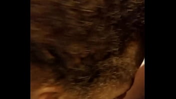 Giving good neck before shower Giving good neck before shower