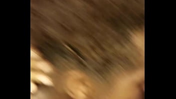 Giving good neck before shower Giving good neck before shower