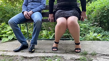 The lustful step son wanted his step mother's panties with fresh urine he got them from her