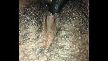 Ebony pussy play