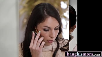 From sinful viewing to lustful doing with two curvy stepmoms