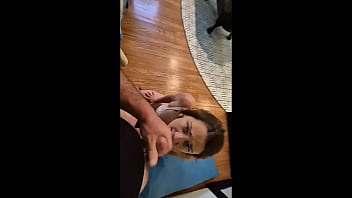 Wife takes multiple facials from husband