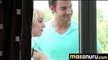 Sexy body gets a happy ending massage 9