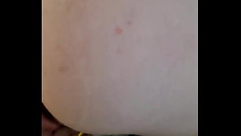 Plugging her while i fuck ass cumshot