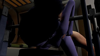 Hanzo pounding widowmaker's ass hard in the gym overwatch parody Hanzo pounding widowmaker's ass hard in the gym overwatch parody