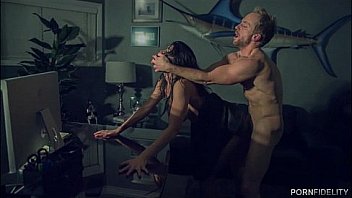 Romi rain squirting all over a big white cock