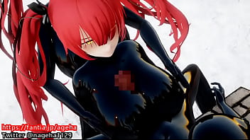 ②3d hentai busty girl futanari titjob