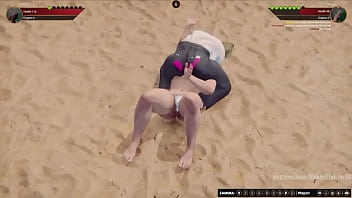 Felicity vs rosie nf3d mixed mma combat femdom