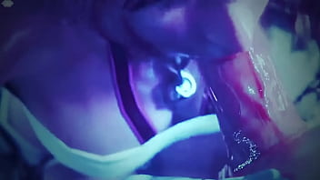 Beautiful pink girl carelessly takes in her mouth