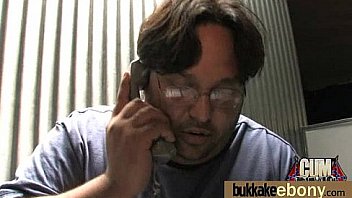 Ebony In A Huge Bukkake 7 thumbnail