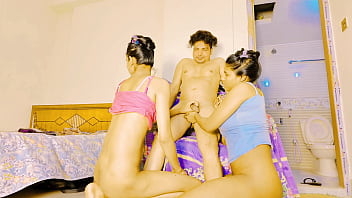 Uttaran20 brunette gets fucked in threesome