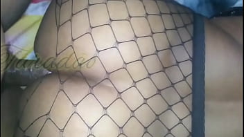 Socando gostoso no rabo da minha preta