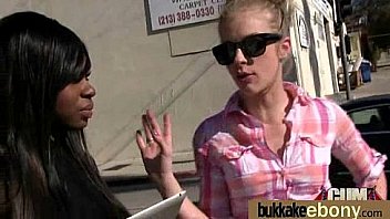 Busty black babe bubble bath group cocksuck 17